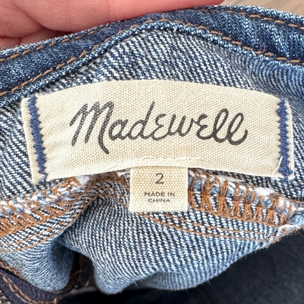 Madewell Light Blue Denim Pinafore - Picture 2 of 9